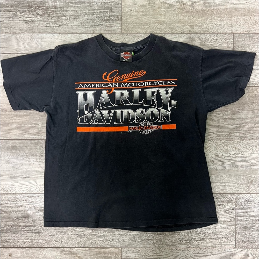 Vintage 1991 Harley Davison tee shirt Holoubek tag Size L